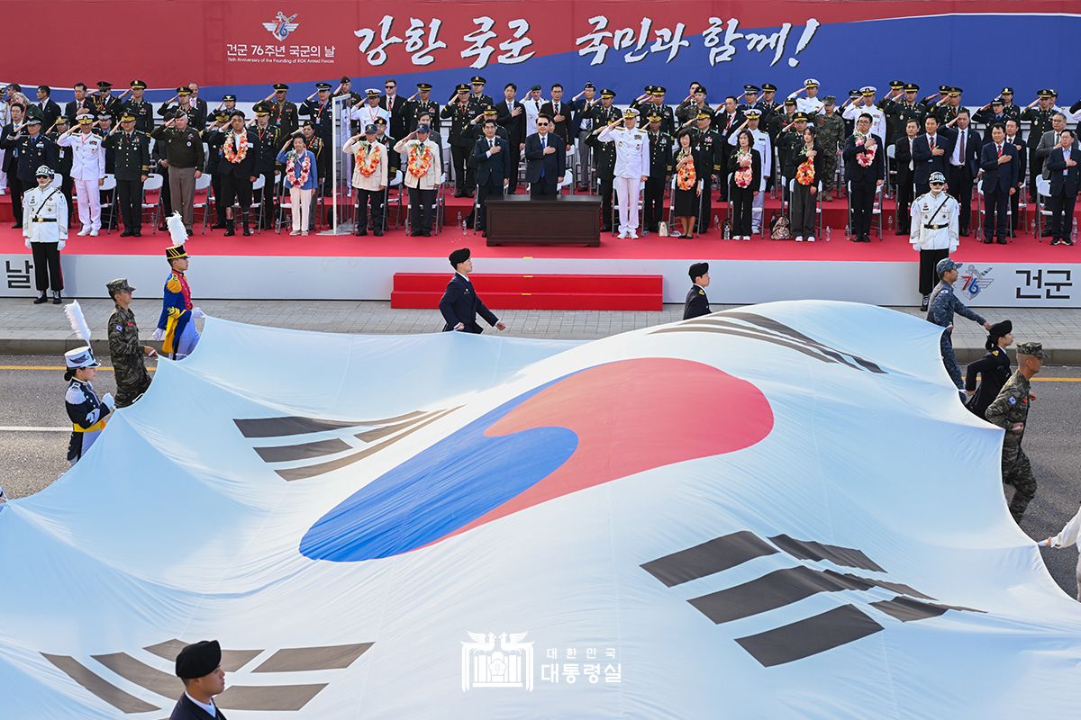 건군 제76주년 국군의 날 시가행진