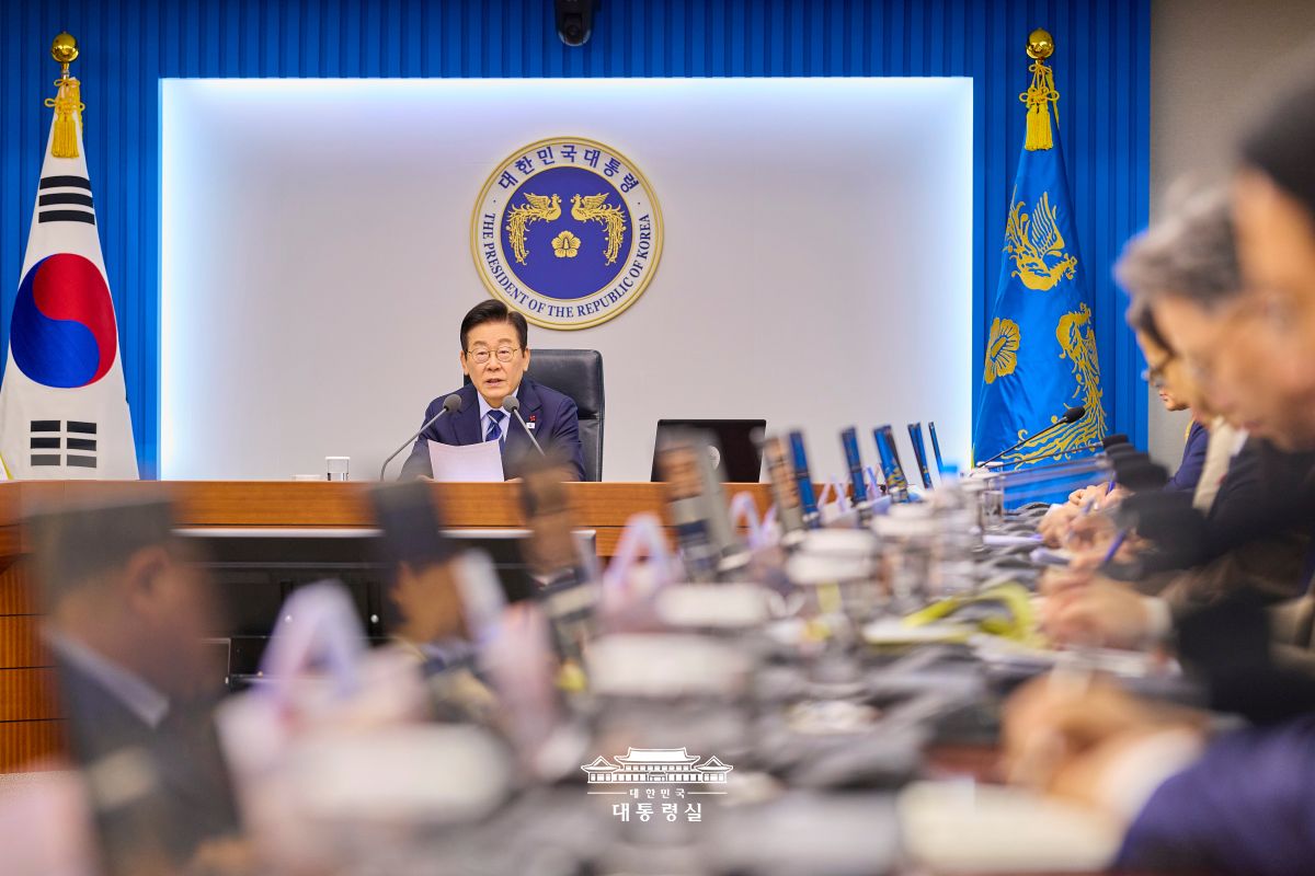 제17차 대통령 주재 수석·보좌관 회의 사진