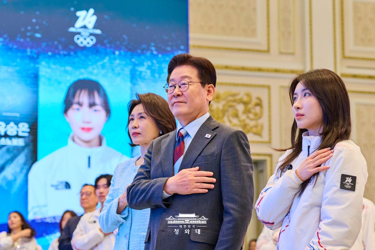 동계올림픽 선수단 격려 오찬 사진