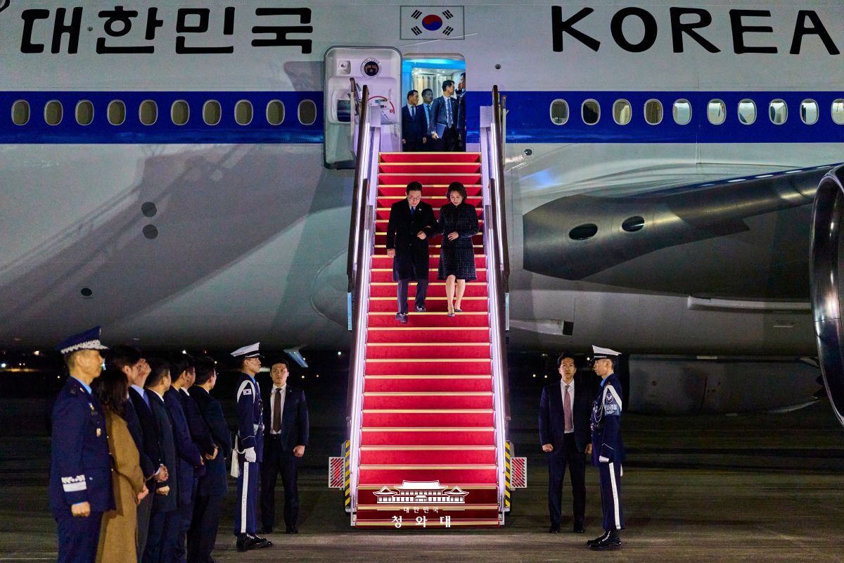 공항 도착 행사(서울공항) 사진